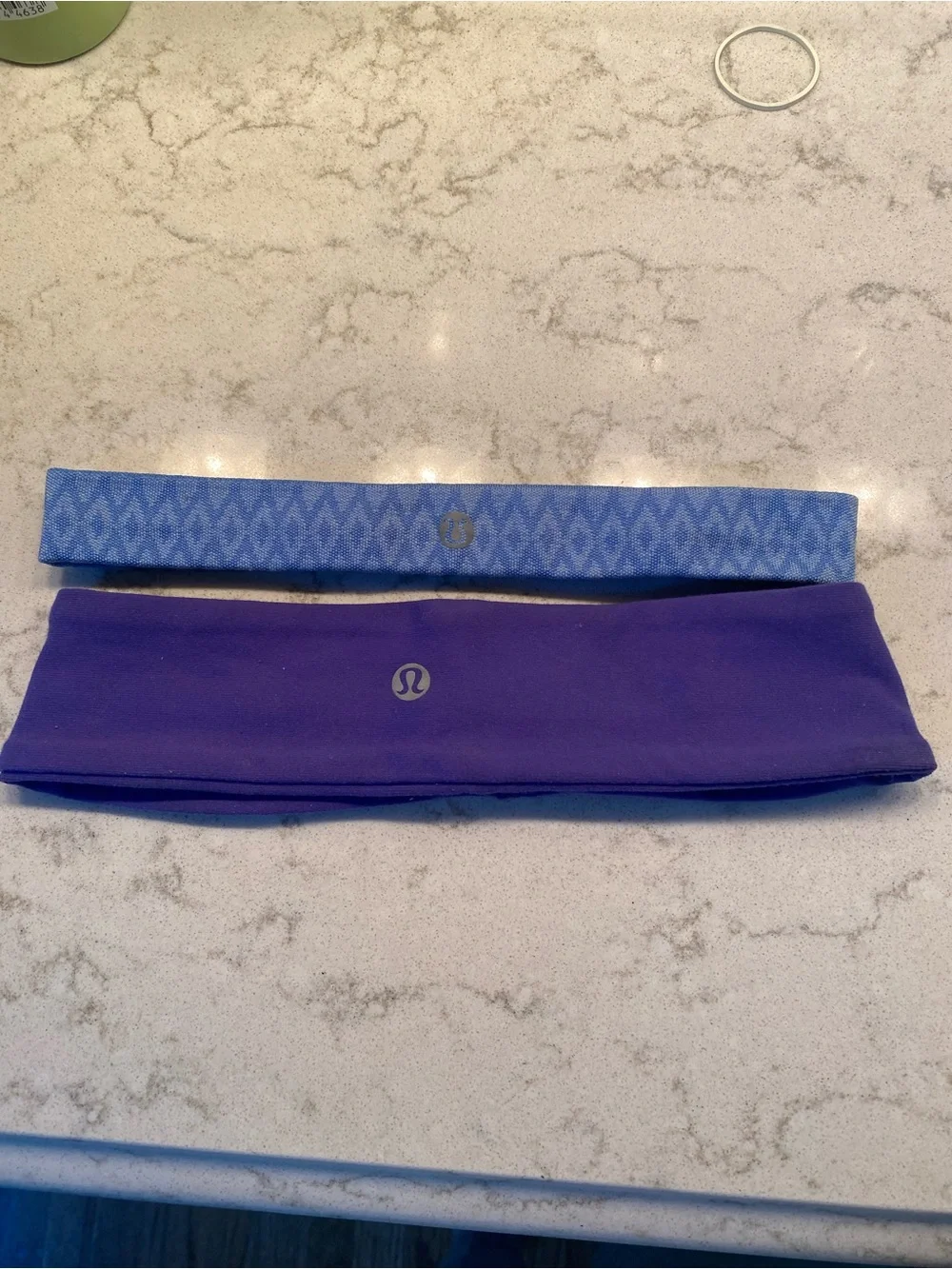 lululemon athletica Purple and Blue Patterned Headbands